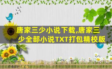 唐家三少小说下载,唐家三少全部小说TXT打包精校版 唐家三少小说下载,唐家三少全部小说TXT打包精校版